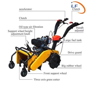 The New Four Wheel Drive Self Propelled Weeder Has Multiple Functions and High <b>Power</b> for Weeding and Ditching - Product Image 5