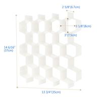 Boîte de rangement pour sous-vêtements réglable et rétractable, organiseur de tiroir pliable en plastique avec séparateur de longueur pour armoire et placard