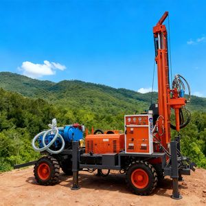 Mobiele diesel aangedreven rupsboormachine voor grondwaterputten, China, 200m hydraulische boorputboormachine - Product Image 4