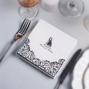 Kunden spezifische weiche Einweg-Bronzing Servietten & Servietten Hot Stamp ing Dinner Servietten Papier material - Product Image 2