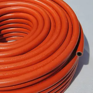 JG Flexible Braided PVC Natural Gas Hose Pipe Low Pressure PVC Gas Cooker Hose Soft Gas Cooker Connection Hose