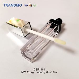Tubes carrés en plastique personnalisés pour brillant à lèvres, avec applicateurs, en stock pour emballage cosmétique et rouge à lèvres, 6,5-9,0 ml – Vente chaude - Product Image 5