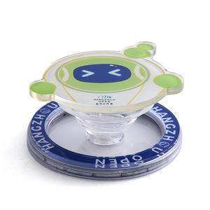 Soporte para Teléfono con Cojín de Aire de Color Verde Azul Acrílico, Precio Bajo Directo de Fábrica - Product Image 4