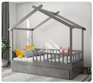 Đa Chức Năng 200X90Cm Ngăn Kéo Lưu Trữ Lớn Giường Trẻ Em Màu Hồng Cho Bé Gái - Product Image 2