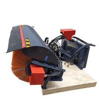 Balai à brosse rotative Nettoyeur de neige pour pelle chargeuse à roues directrices balayeuse de route