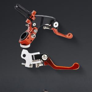 Accesorios para Moto, Palanca de Freno Plegable CNC Anticaída 360° para Motocicleta ° Palanca de Embrague de Fácil Extracción Apta para CQR, KL, KTM - Product Image 2