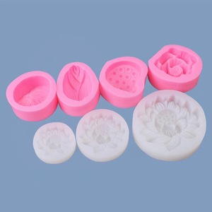 Lotus Leaf Lotus Bean pasta pastel molde de silicona jabón aromaterapia vela molde decorativo - Product Image 2