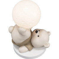 Lumière de luxe créatif mignon petit ours pas de nuit lumière résine décoration décoration de la maison cadeau d'anniversaire Art décoration