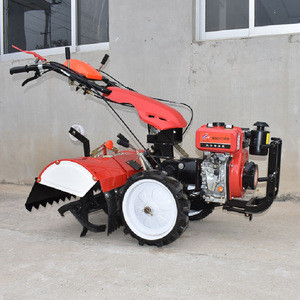 Micro-motoculteur à transmission intégrale et rotation arrière pour vergers, terres agricoles, serres et forêts, à entraînement direct, démarrage électrique et démarrage à une touche - Product Image 1