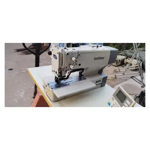 Secondhand Japan Original Brother 800B Flat Stitch Buttonhole Machine For Sewing Women's Shirts And Work Clothes