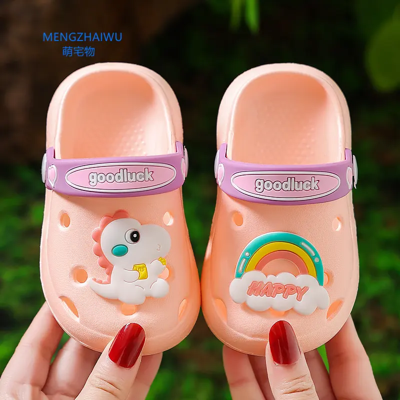 no stock Plastics household products children rubber slipper soft-soled beach shoes kids