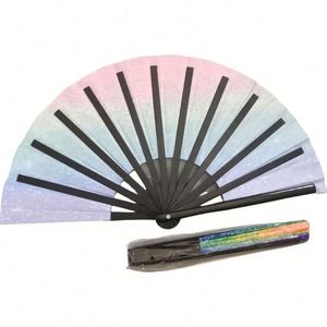พัดพลาสติกพับได้ขนาด 13 นิ้ว พิมพ์ลายตามสั่ง ราคาถูก สำหรับงานเทศกาลและปาร์ตี้เกย์ไพรด์ LGBT - Product Image 5