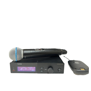 Vastline SLXD4 BETA58A BETA87A S58 Professional Audio Equipment UHF <b>Wireless</b> RFID BNC Connector Handheld Karaoke <b>Microphone</b> - Product Image 1