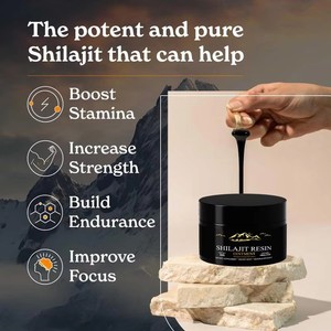 OEM Private Label 30g Xilizhi Resin Cream for Adults - Premium Shilajit Resin <strong>Ointment</strong> Rich in Fulvic Acid - Product Image 2
