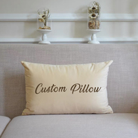 Oreiller rigide à mèche personnalisée par sublimation Oreiller en molleton micro peluche Coussins de forme rectangulaire Oreillers de costume