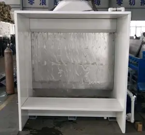 De acero inoxidable cortina de agua de la máquina para la cabina de pulverización película colector de polvo