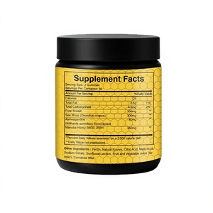 Gummies au miel OEM en promotion pour la vitalité masculine – Gummies au miel de Manuka avec Shilajit pour améliorer l'endurance et réduire le cortisol - Product Image 2