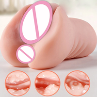 Grosir Mainan Pria 3D Silikon Lembut Realistis untuk Menghilangkan Stres Tekstur Mirip Asli OEM Dapat Disesuaikan Masturbasi Cup Pria