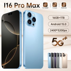 I16 Pro Max, Pantalla AMOLED de 7.3 Pulgadas y 90Hz, Deca <span class=keywords><strong>Core</strong></span>, 16GB de RAM, Android 15, Smartphone para Juegos, Cámara Dual de 108MP, Batería de 7000mAh - Product Image 6
