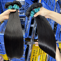 Lot de Cheveux Brésiliens Raides Vierge Remy en Gros, Fournisseur de Tissages 100% Humains Non Transformés, Cuticules Alignées, Qualité 12A