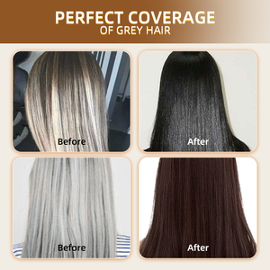 Prodotti per la Colorazione dei Capelli Meidu, Cura dei Capelli, Tinta Schiumosa Marrone Facile da Usare, Shampoo Colorante Nero 3 in 1 - Product Image 6