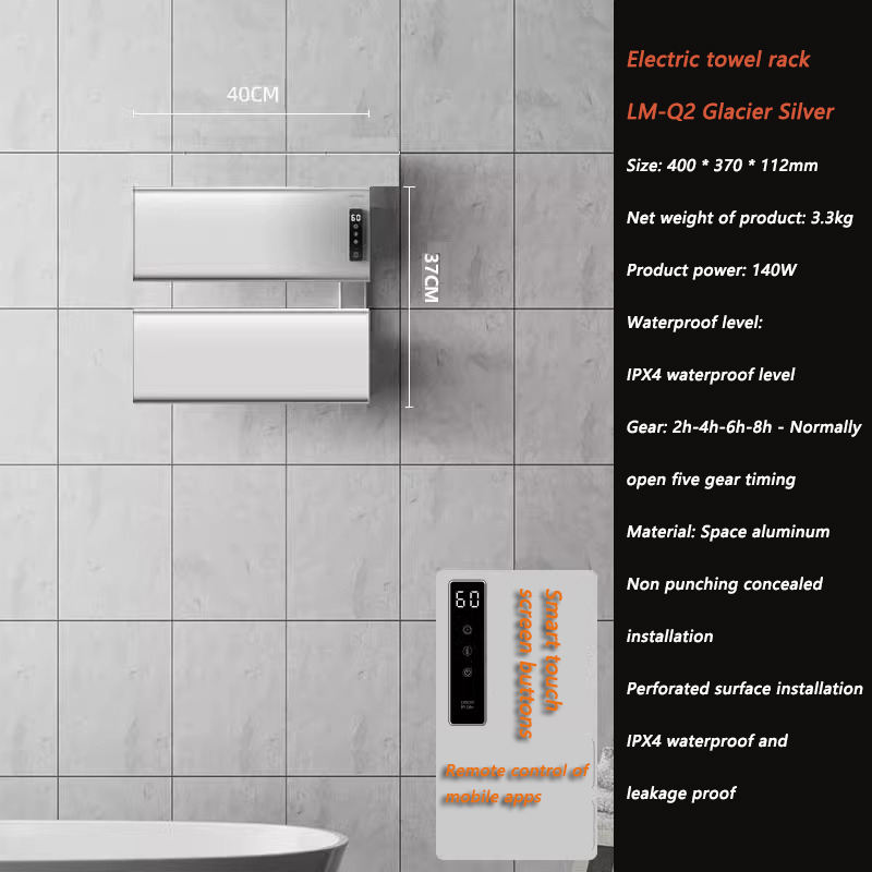 Glacier Silver Right Exit - Concealed Installation