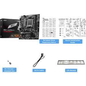 La placa base de computadora MSI PRO DDR5 admite CPU 7900X/7800X3D/7700X/<span class=keywords><strong>7600X</strong></span> (interfaz AMD A620/AM5) - Product Image 6