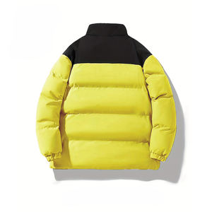 Latest Customized Streetwear Patchwork Puffer <b>Jacket</b> High Quality Warm Winter Waterproof Windproof Quick Dry Breathable <b>Packable</b> - Product Image 6