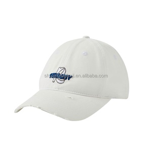 Casquettes de golf de haute qualité en gros avec logo brodé en relief, réglables avec boucle arrière en métal et plastique, style Dad Hat - Product Image 1
