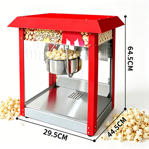 Máquina Portátil para Hacer Palomitas <span class=keywords><strong>de</strong></span> Maíz con Ruedas, Carrito Comercial para Palomitas <span class=keywords><strong>de</strong></span> Maíz para Mercado <span class=keywords><strong>de</strong></span> Pulgas, Feria, Puesto Temporal al Aire Libre - Product Image 4