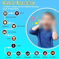 Montre à écran tactile montre intelligente pour enfants avec 26 jeux Audio apprendre carte musique éducative podomètre réponse appel caméra vidéo