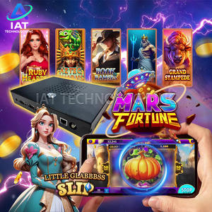 USA Texas Armoire de jeu de compétence 43 pouces en métal incurvé vertical personnalisé avec porte-gobelet Mars Fortune PCB Mother Board - Product Image 1