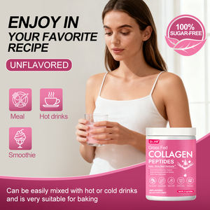 Bebida de Colágeno en Polvo para Mujeres, Soluble Instantáneamente, Péptidos de Colágeno Marino de Molécula Pequeña, Vitamina <span class=keywords><strong>C</strong></span>, Suplemento para la Hidratación de la Piel - Product Image 4