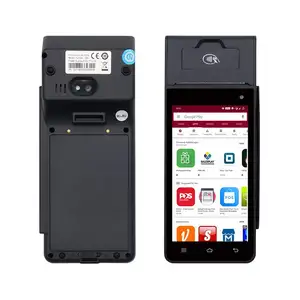 具有成本效益的Android NFC PDA机器移动一键式POS系统，带有打印机充值POS