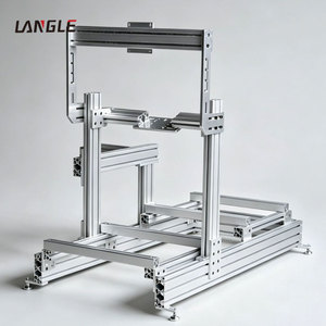 Version de base bricolage 3060 profil en aluminium jeu de conduite simulateur de course de voiture mobile avec Cockpit de course Sim <span class=keywords><strong>4</strong></span> axes - Product Image 1