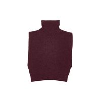 Suéter sin Mangas con Cuello Alto para Mujer, Corte Regular, Algodón Suave, 100% Algodón, Delgado, para Otoño, Antiarrugas