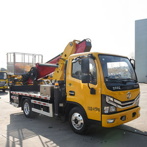 Lugong <span class=keywords><strong>21m</strong></span> 27m 28m Camion Hydraulique Monté Aérien Télescopique Seau Camion Boom Lift Aérien Manlift Travail Plate-Forme Camion - Product Image 6