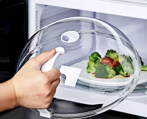 Couvre-plat en plastique transparent résistant à la chaleur jusqu'à 200 degrés, <span class=keywords><strong>pour</strong></span> <span class=keywords><strong>micro</strong></span>-ondes, anti-éclaboussures - Product Image 5