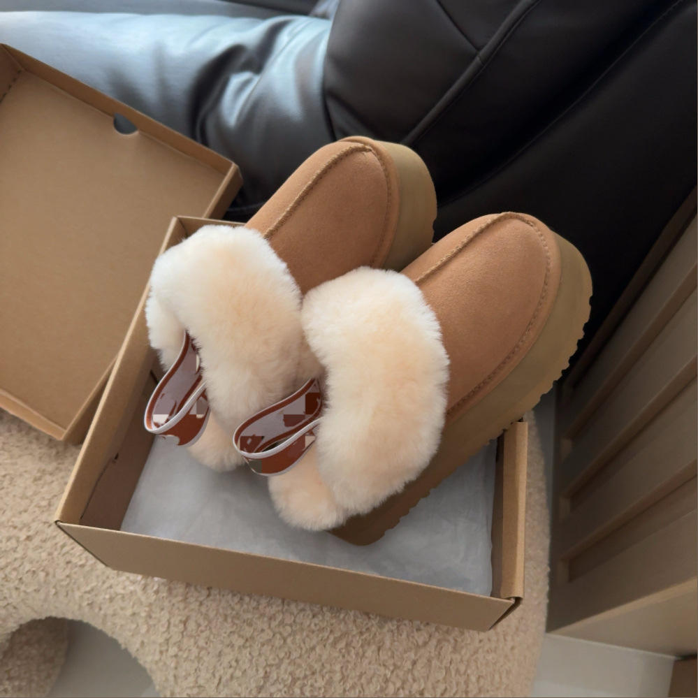 Maroon-5cm fankert slippers