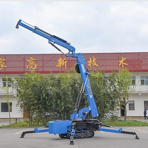 3 Ton 5 6 8 10 Small Mobile <b>Remote</b> <b>Control</b> Construction Telescopic Truck Mounted <b>Crane</b> Crawler 20m Advanced Research and Develop - Product Image 2