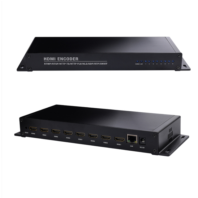 Cheap 4/8 Channels HD H.264 for Encoder with TS/HLS Support and for Interface