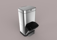 Poubelle à pédale chaude 70l, vente en gros, économie d'énergie automatique, grand tiroir carré, poubelle de cuisine, bureau d'hôtel, capteur, 2022