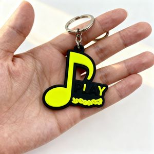 Llaveros Personalizados con Palabras, Llavero <span class=keywords><strong>de</strong></span> Instrumento Musical, Llaveros, Anillos para Llaves, Logotipo Personalizado - Product Image 4