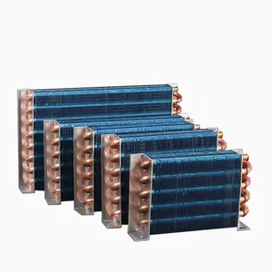 Hydrophilic Foil Fins For Condenser Coil Copper Tubes For Cold Water Circulation Systems