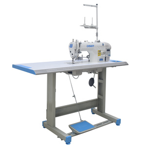 Máquinas de coser industriales computarizadas eléctricas de arrastre superior para cuero, puntada <span class=keywords><strong>recta</strong></span> y <span class=keywords><strong>overlock</strong></span>, para ropa, <span class=keywords><strong>con</strong></span> mesa - Product Image 6