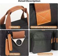 Sac à Dos Pioneer DJ pour Contrôleurs DDJ FLX4/DDJ 400/DDJ REV1, Sangle Réglable, Étui d'Équipement en Polyester, Sac Souple Portable à Fermeture Éclair