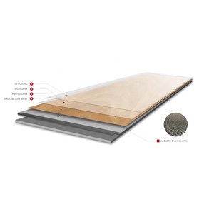 Suelo Flotante SPC de Grado Comercial, 4-8mm, Impermeable, Antideslizante, con Sistema de Clic, Diseño Gráfico Personalizado para Interiores de Apartamentos - Product Image 4