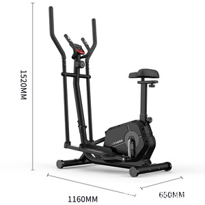 Vélo <span class=keywords><strong>elliptique</strong></span> magnétique de fitness à domicile, silencieux, pour le sport en intérieur - Product Image 4