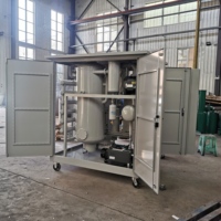 Machine de purification et de filtration d'huile diélectrique pour transformateurs sous vide certifiée CE ZJA pour l'industrie électrique