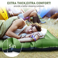 Matelas de couchage gonflable léger pour le camping, la randonnée, le trekking, la randonnée en montagne, le voyage et les activités en plein air